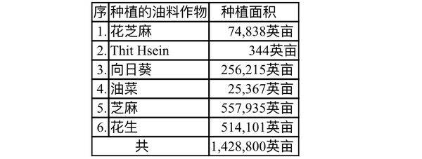 实皆省今年冬季作物中油料作物种植面积已达140多万英亩